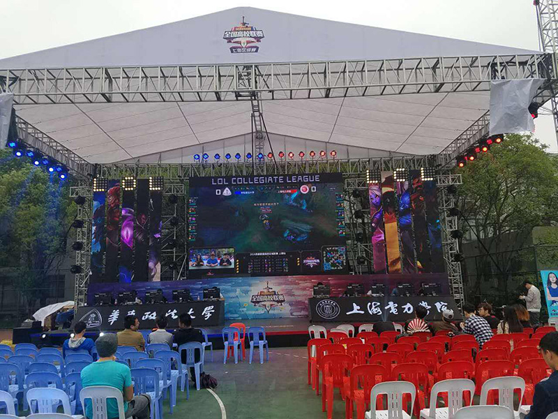 竞技比赛,桁架舞台搭建